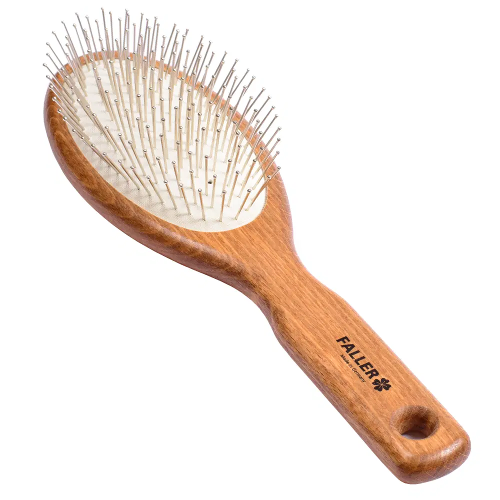 Perie ovală cu peri din oțel inoxidabil cu funcție de descurcare