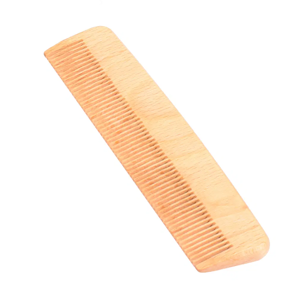 Pieptene din lemn de fag, pentru buzunar